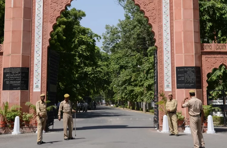 Two Aligarh Muslim University employees shot at inside campus, two arrested in India