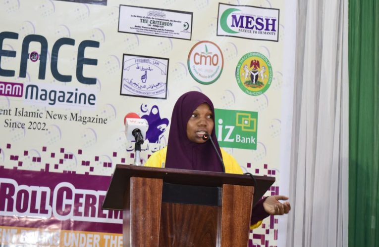 Full Text of the Valedictorian Speech at the PEACE Magazine Honour Rolls Ceremony, Miss Oha Ijeoma Sylverlene Zainab