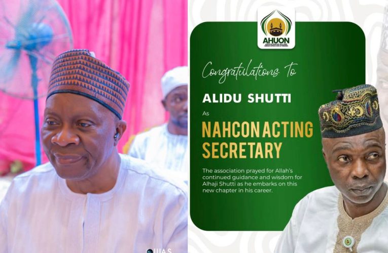 AHUON Congratulates Alhaji Alidu Shutti on Appointment as NAHCON Acting Secretary