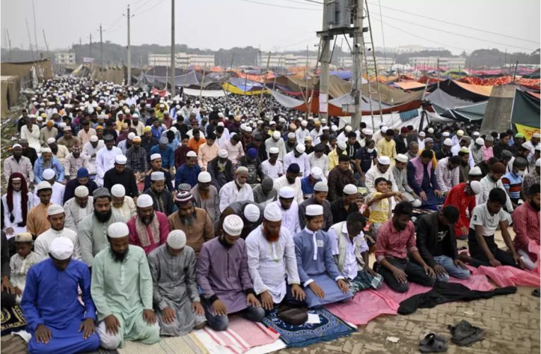 Biswa Ijtema event in Bangladesh, thousands of Muslims attend