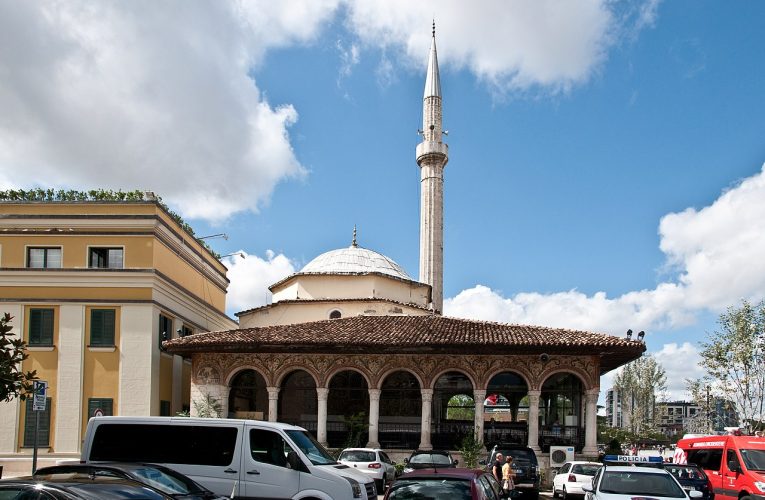 Turkish Tourists Reconnect with Ottoman Heritage at Iconic Tirana Mosque
