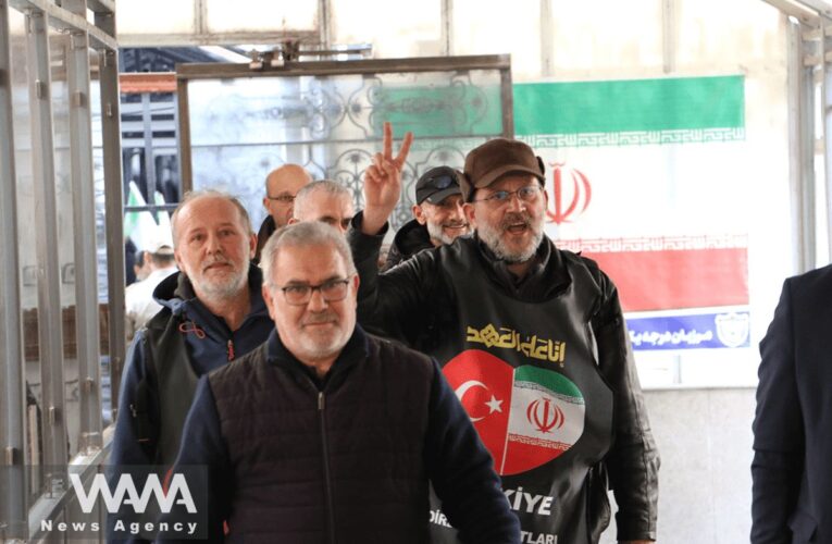 Turkish convoy enters Iran in rare solidarity display